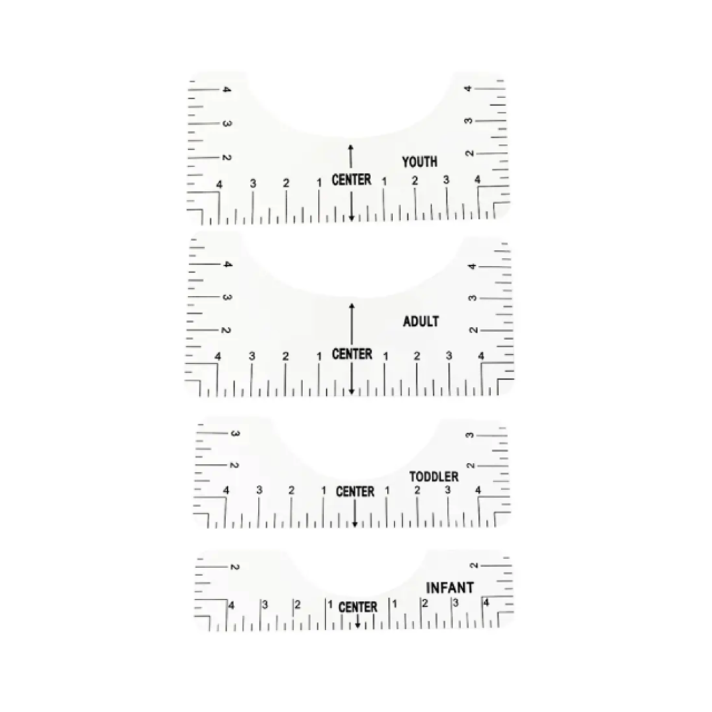 DTF Alignment Ruler set